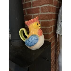 Vintage style Ceramic Rooster Gibson Teapot
